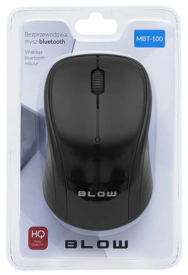 ⁨Myszka Bluetooth Blow MBT-100 czarna⁩ w sklepie Wasserman.eu