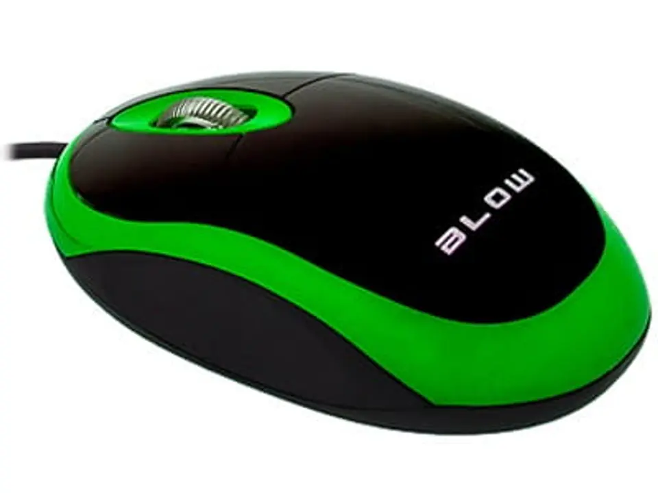 ⁨Optical mouse BLOW MP-20 USB green MP-20 green⁩ at Wasserman.eu