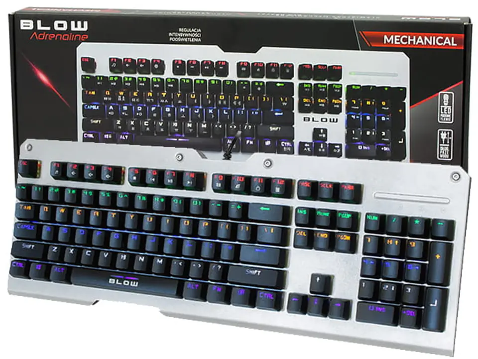 ⁨LED Blow Mechanical 84-216 keyboard⁩ at Wasserman.eu