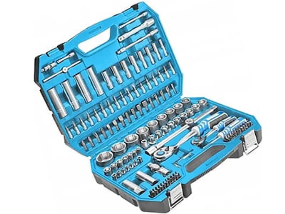 ⁨Tool set 144 pcs. Hogert HT1R440⁩ at Wasserman.eu