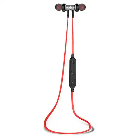 ⁨AWEI słuchawki sportowe Bluetooth B923BL czerwony/red magnetyczne⁩ w sklepie Wasserman.eu