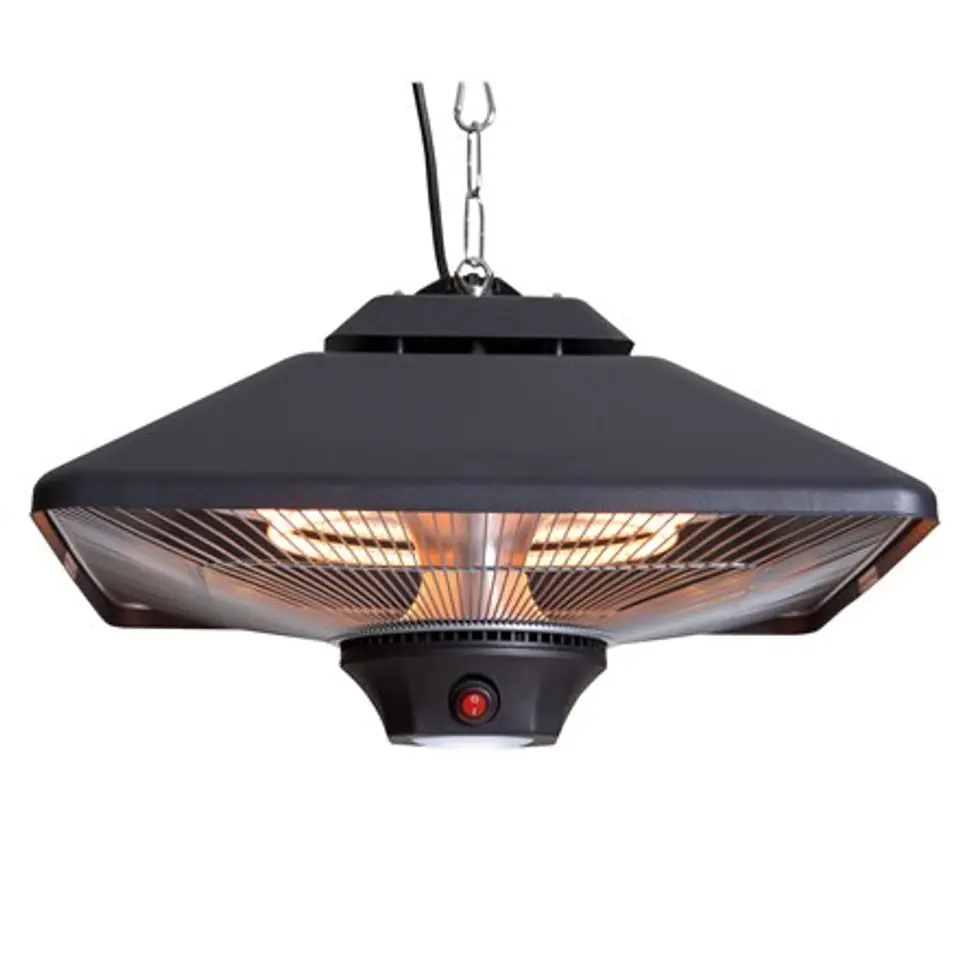 ⁨SUNRED Heater CE17SQ-B, Spica Bright Hanging Infrared, 2000 W, Black⁩ at Wasserman.eu