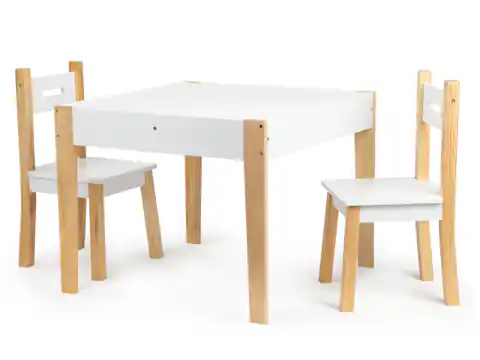 ⁨Stół stolik z dwoma krzesłami zestaw mebli dla dzieci ECOTOYS⁩ w sklepie Wasserman.eu