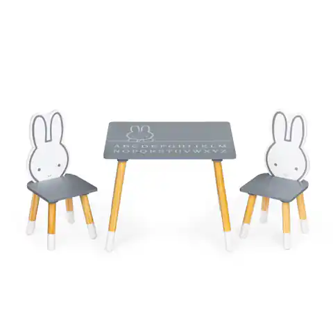 ⁨Table table +2 chairs children's furniture set Ecotoys⁩ at Wasserman.eu