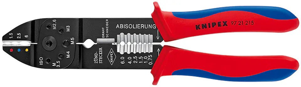 ⁨CRIMPING PLIERS FOR CABLE FITTINGS 0.5-6.0 MM⁩ at Wasserman.eu