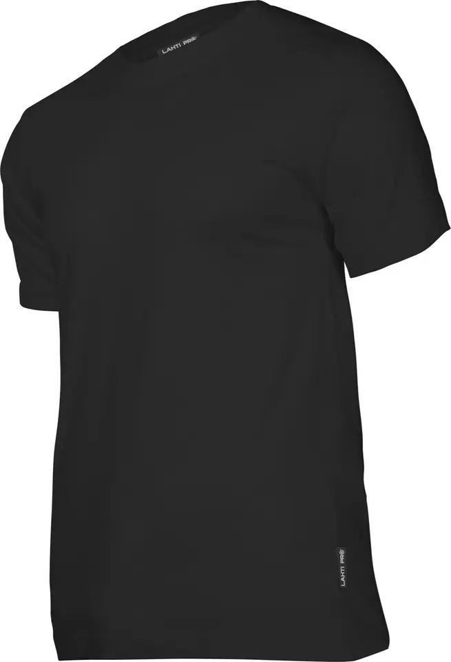 ⁨Koszulka t-shirt 190g/m2, czarna, "2xl", ce, lahti⁩ w sklepie Wasserman.eu