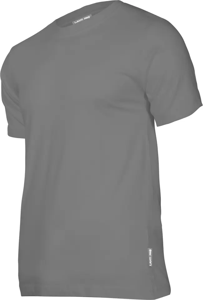 ⁨Koszulka t-shirt 190g/m2, szara, "l", ce, lahti⁩ w sklepie Wasserman.eu