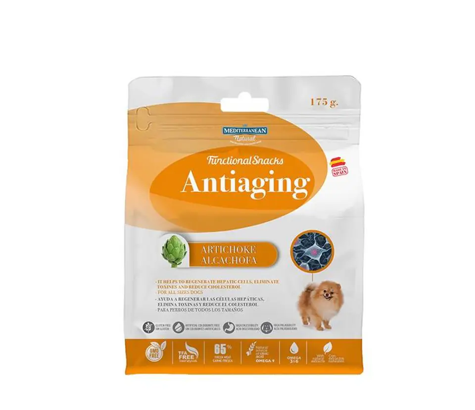 ⁨MEDITERRANEAN NATURAL Functional Snack ANTIAGING with artichoke 175g⁩ at Wasserman.eu