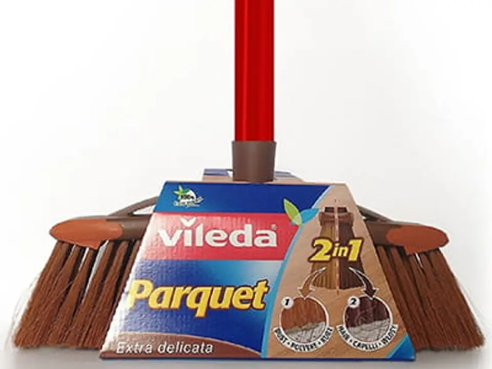 ⁨Parquet brush 2in1 Vileda Parquet 136082⁩ at Wasserman.eu