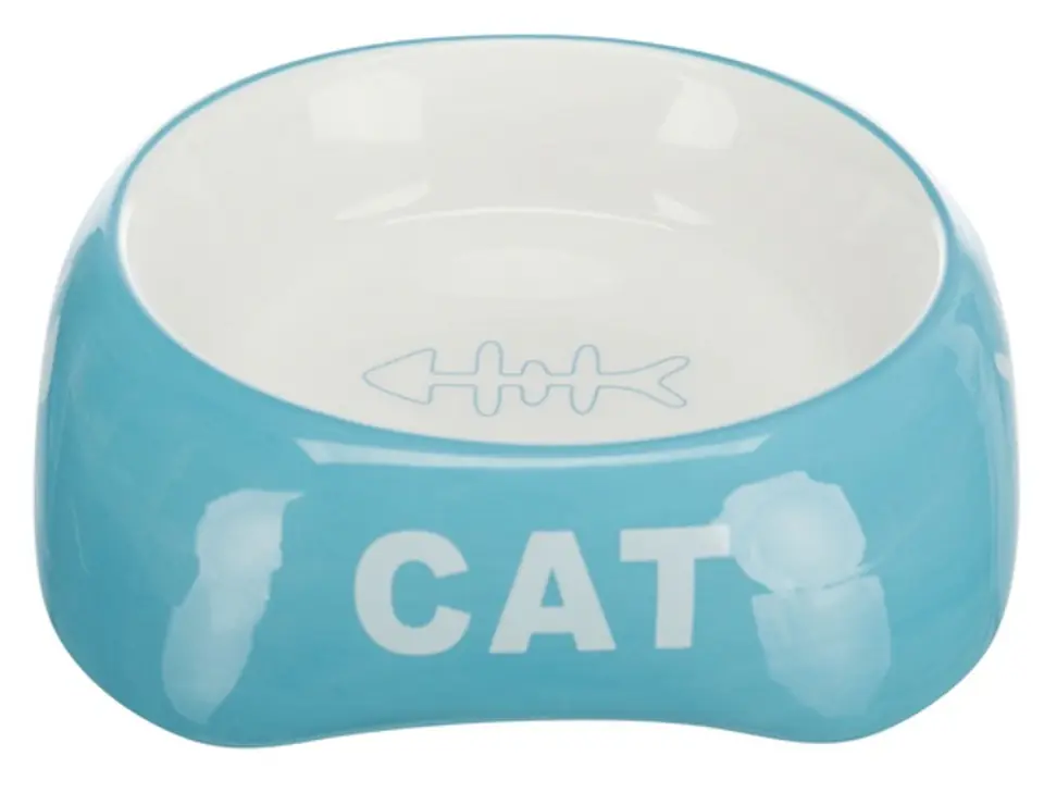 ⁨Trixie Ceramic bowl 0,2L for cat [24498]⁩ at Wasserman.eu