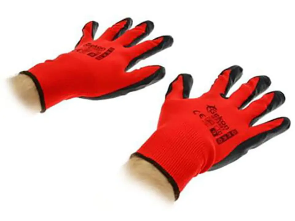 Working gloves size 10 red Protective gloves G73582 at Wasserman.eu