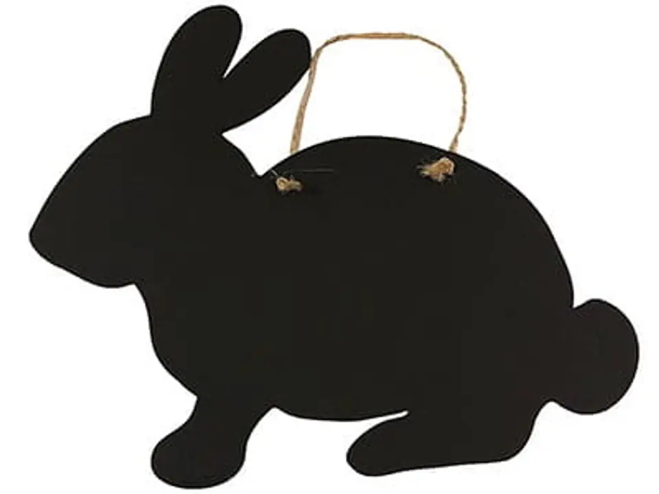 ⁨Rabbit pendant made of plywood. Large 30cm. Tablet holder Rabbit 30cm⁩ at Wasserman.eu