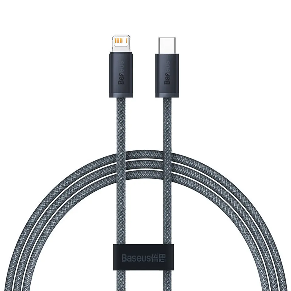 ⁨Baseus usb-c cable for lightning dynamic series, 20w, 200 cm gray⁩ at Wasserman.eu
