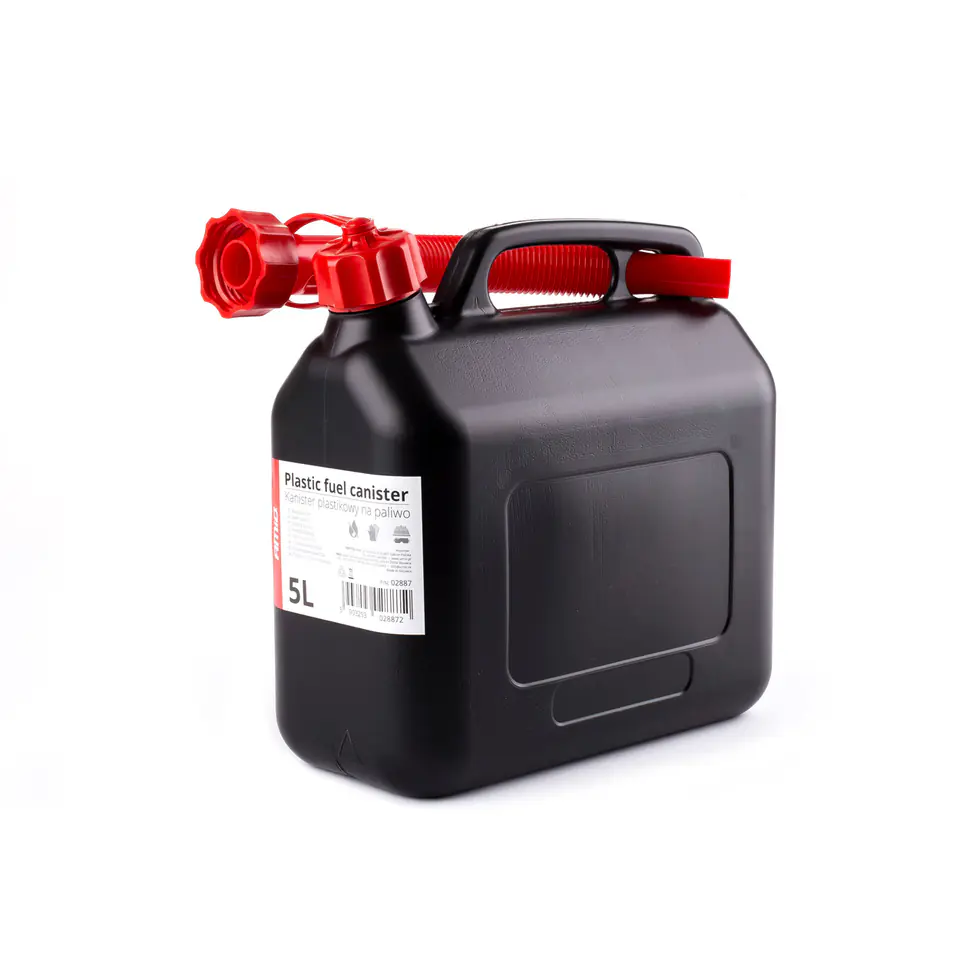 ⁨Kanister plastikowy, czarny 5l amio-02887⁩ w sklepie Wasserman.eu