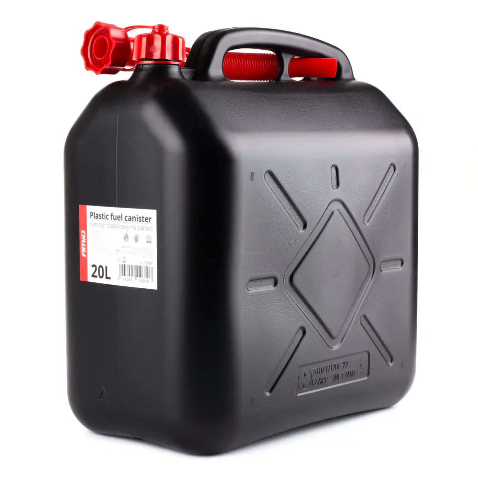 ⁨Kanister plastikowy, czarny 20l⁩ w sklepie Wasserman.eu