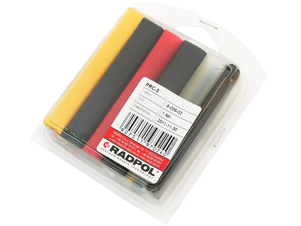 ⁨Heat shrink tubes set PRC-3⁩ at Wasserman.eu