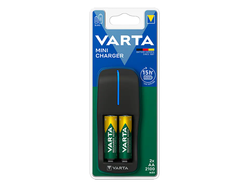 ⁨Charger MINI+2xAA 2100mAh VARTA⁩ at Wasserman.eu