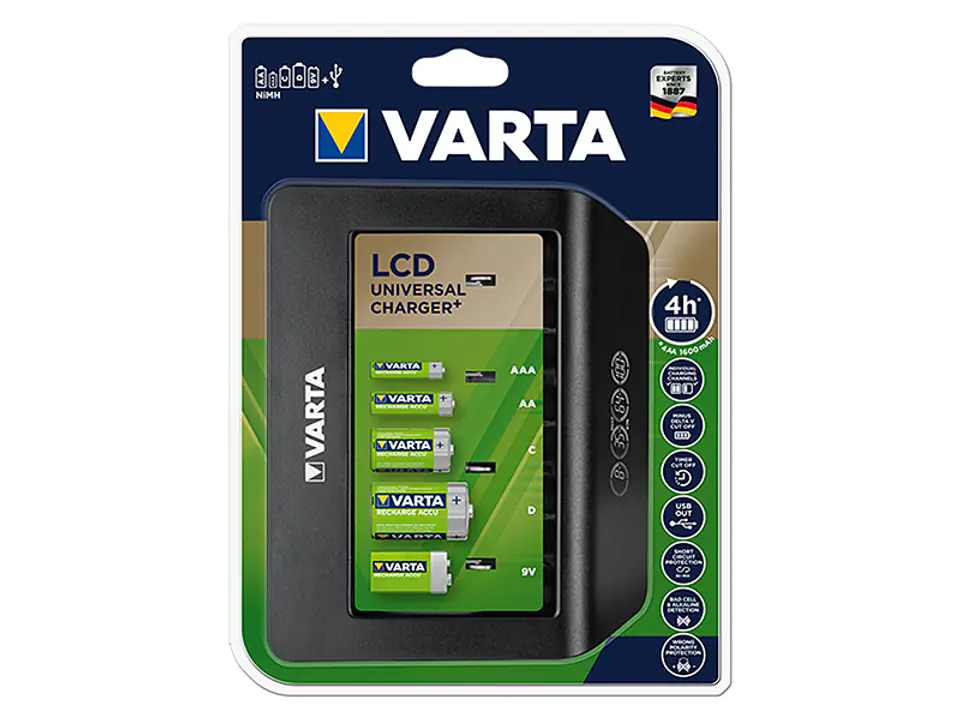 ⁨LCD charger UNIVERSAL CHARGER+ VARTA⁩ at Wasserman.eu