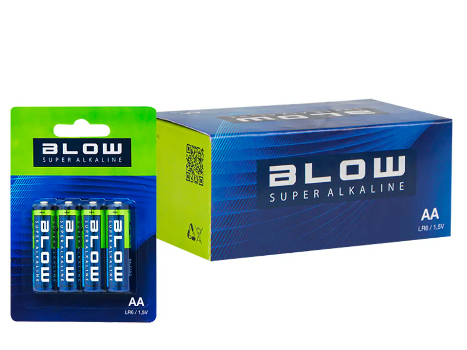 ⁨Blow SUPER ALKALINE AA LR6 battery⁩ at Wasserman.eu
