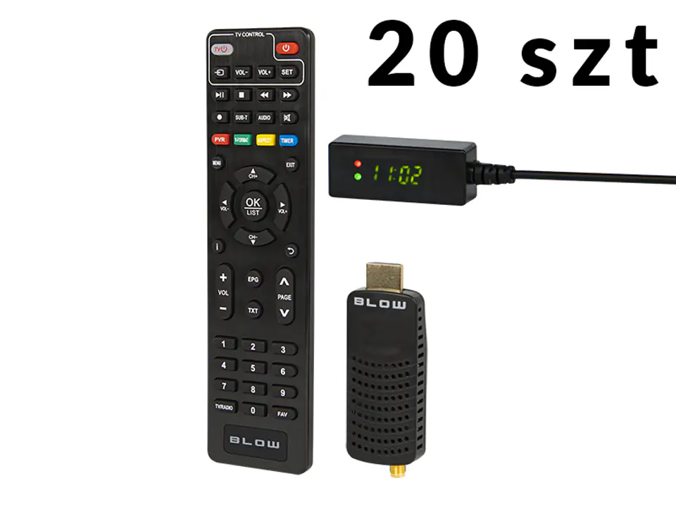 Dekoder tuner DVB-T2 BLOW 7000FHDMINIop. w sklepie Wasserman.eu
