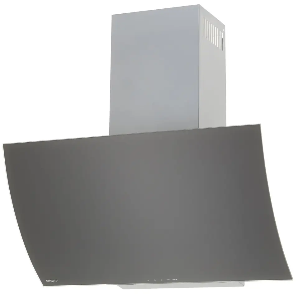 ⁨Akpo WK-4 Clarus 60 Chimney Kitchen Hood Grey Glass⁩ at Wasserman.eu