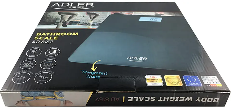 Waga łazienkowa Adler AD 8157 w opakowaniu producenta