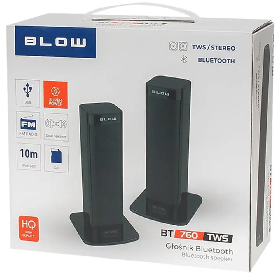 Oorzaak elf microscopisch Blaas BT760TWS stereo Bluetooth-luidsprekers | Wasserman.eu