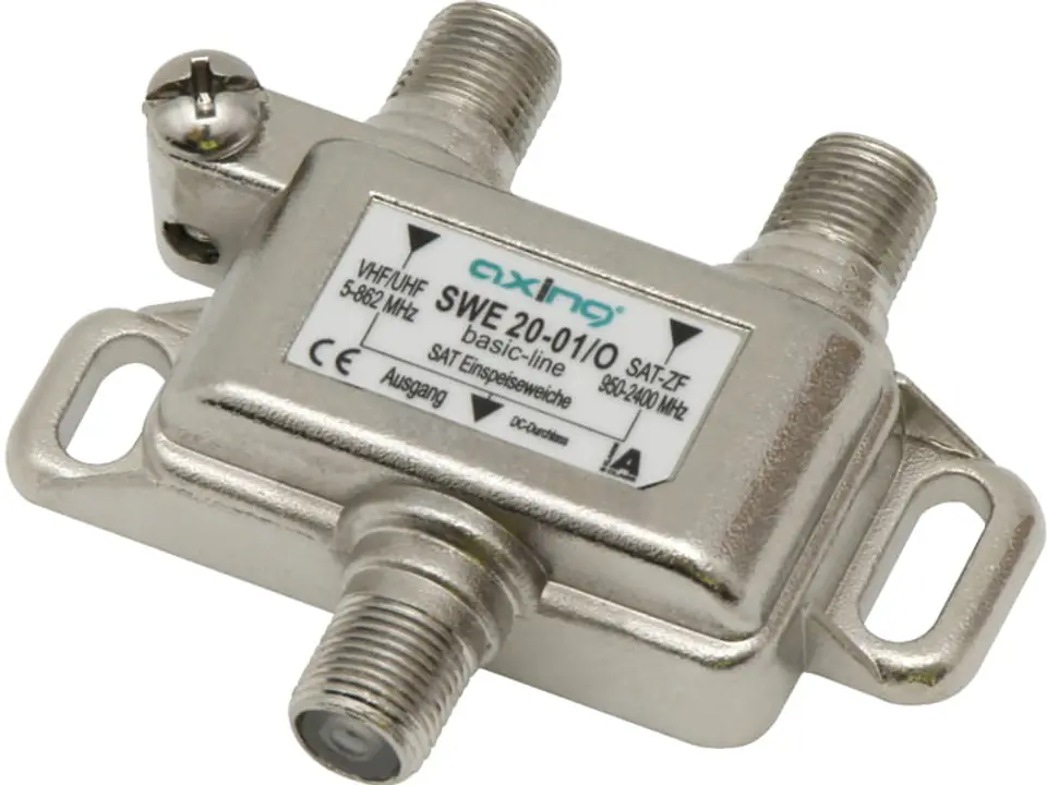 Sumator sygnałów VHF/UHF oraz SAT-ZF Axing SWE 20-01