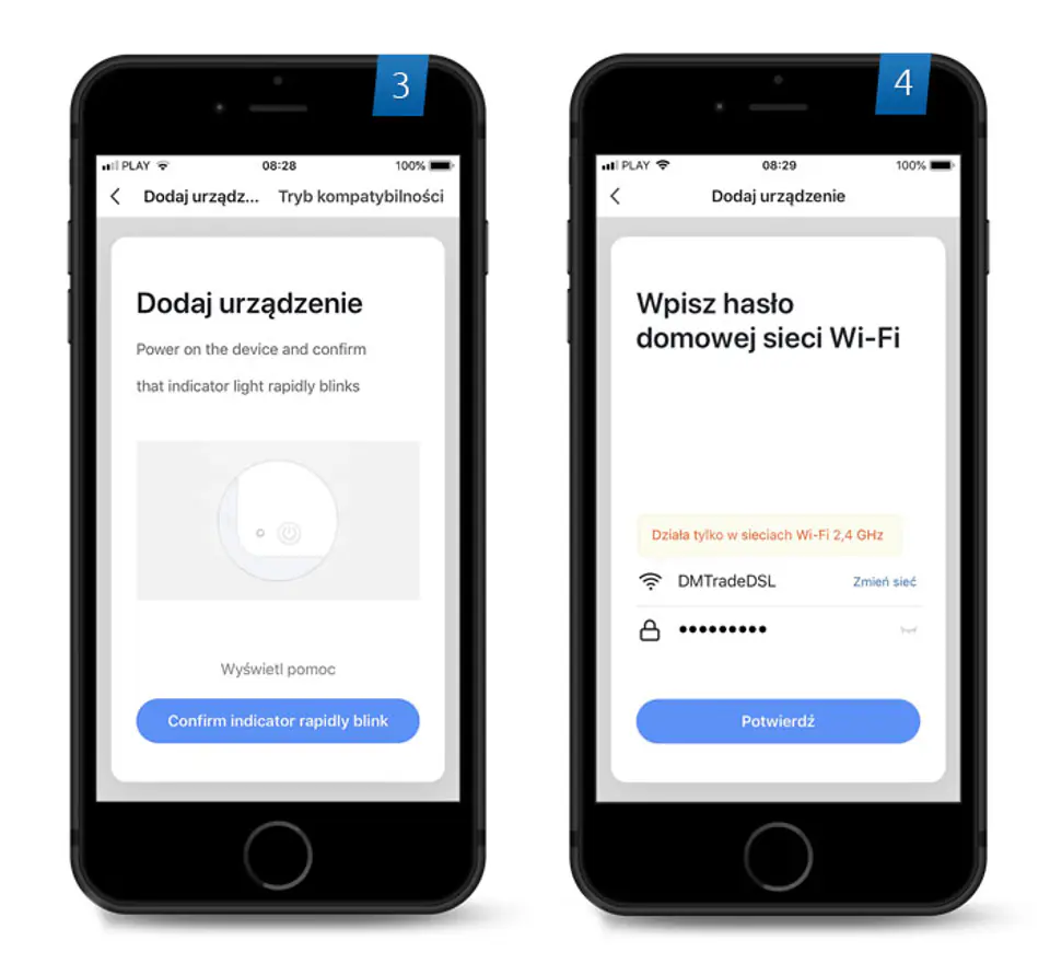 Instrukcja instalacji krok 2 listwa zasilająca smart wifi