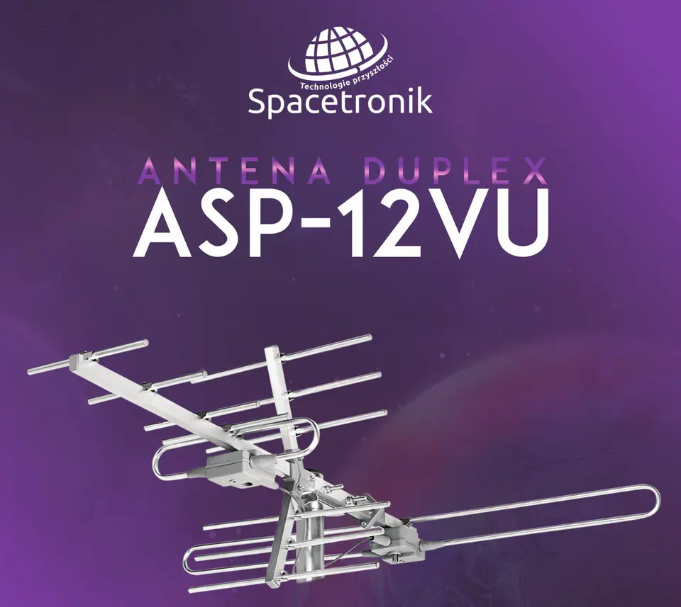 Antena DVB-T Combo SPACETRONIK DUPLEX ASP-12VU
