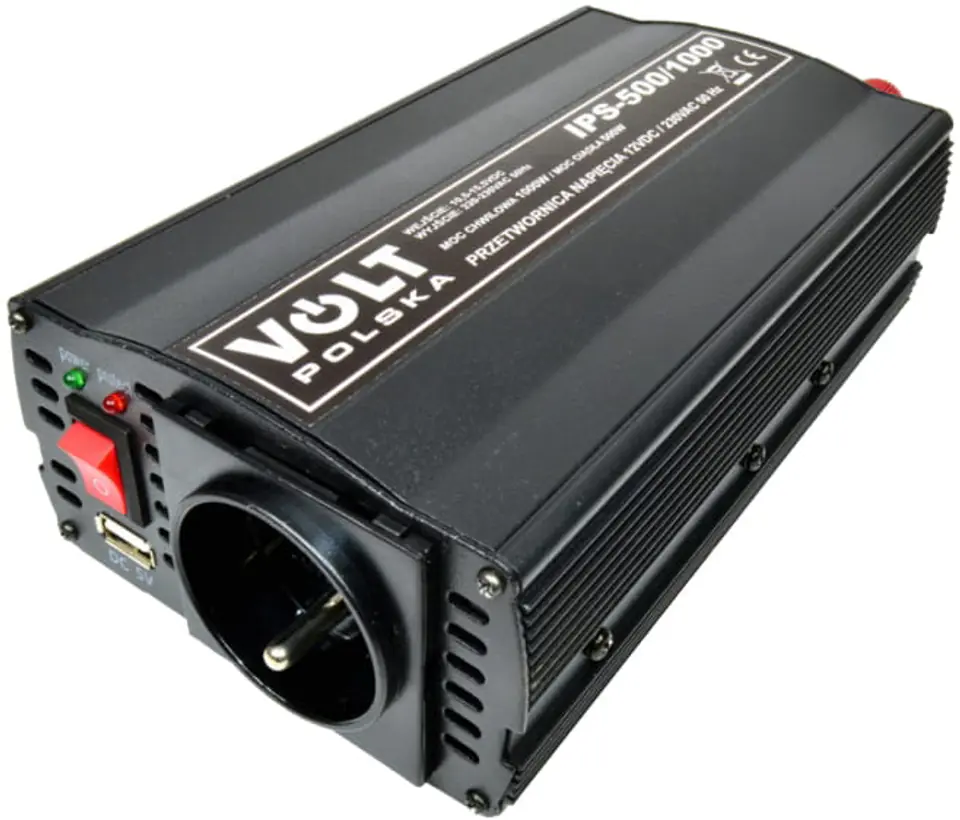 Przetwornica 12V/230V VOLT IPS-500/1000W