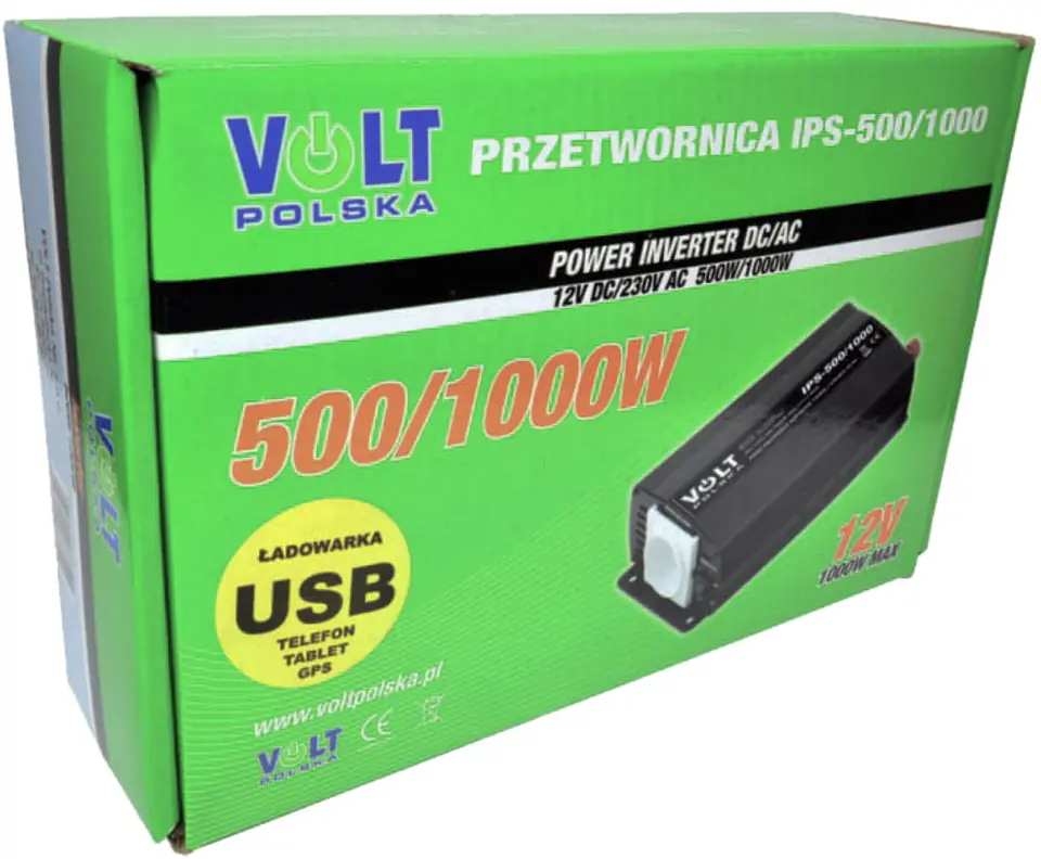 Opakowanie przetwornicy VOLT IPS-500/1000W