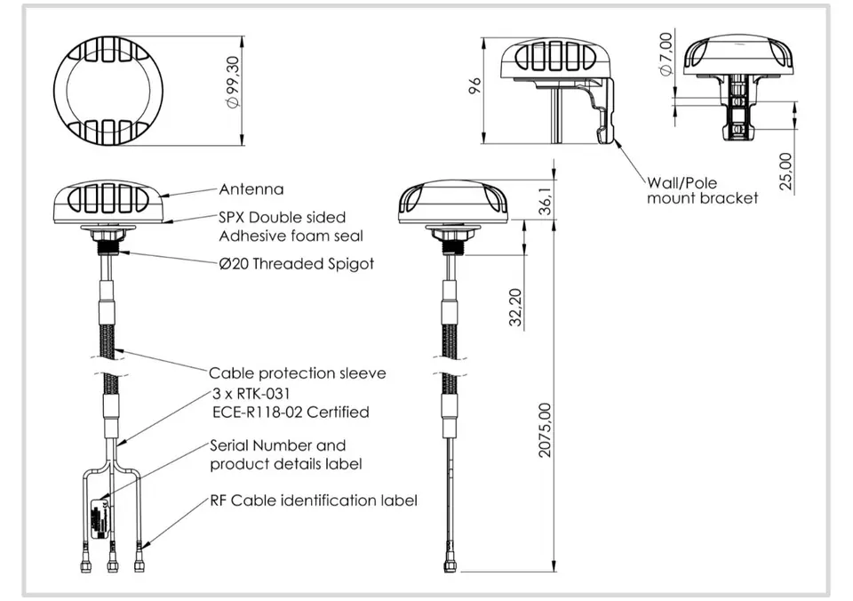 Poynting PUCK-8 low-profile omnidirectional antenna