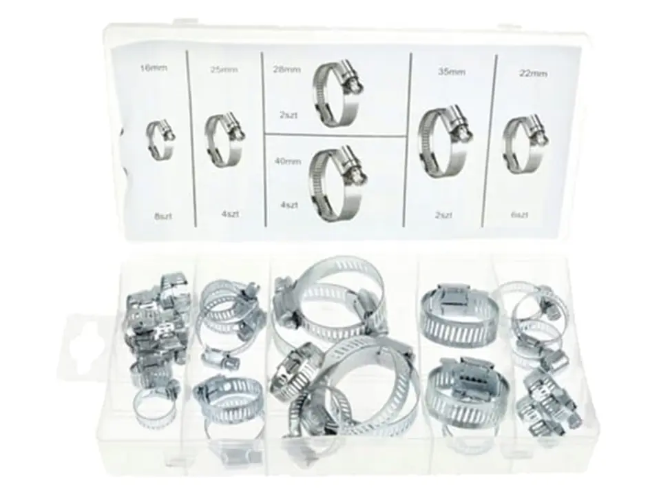 Zestaw opasek ślimakowych 26 elementów