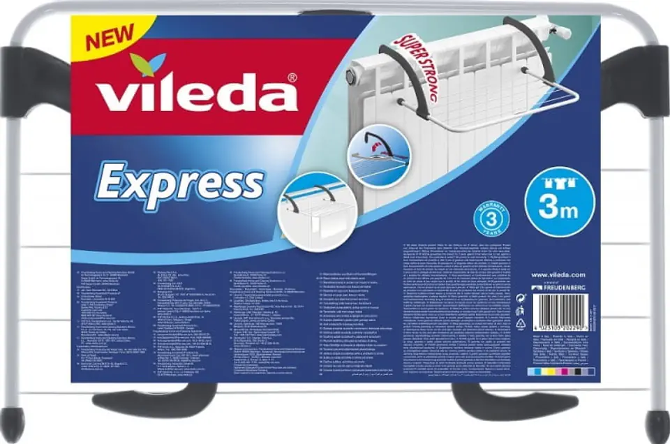 Suszarka Vileda Express złożona w opakowaniu