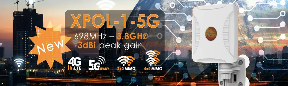 Panel antenna Poynting XPOL-1-5G-41 4x4MIMO 3dBi