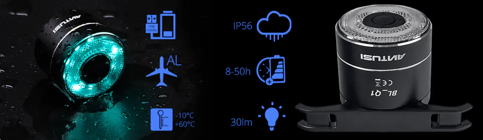 Rear bike light with RGB BL-Q1