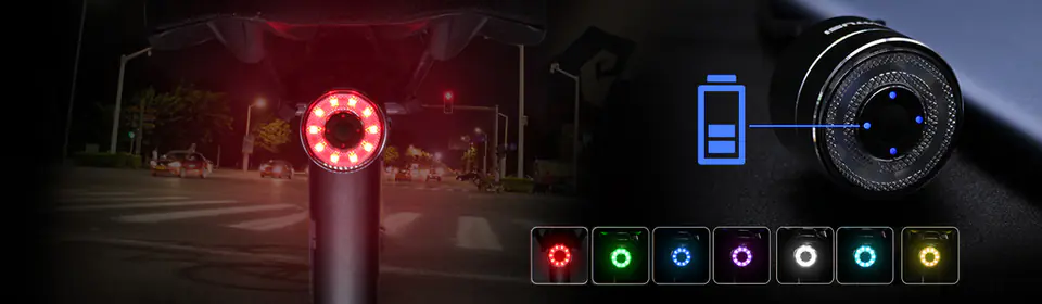 Rear bike light with RGB BL-Q1