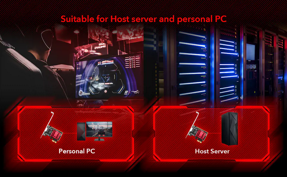 Internal network adapter LAN PCI-E 2.5 GBPs CUDY PE25
