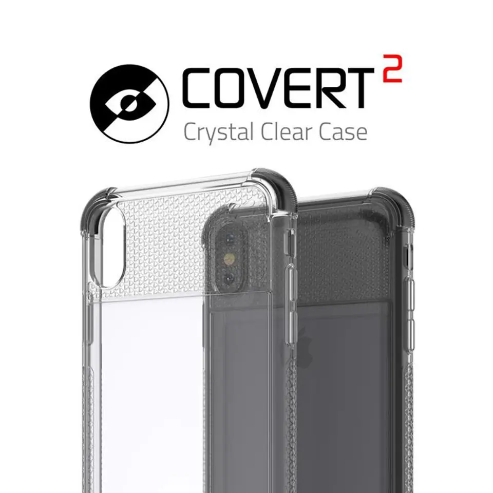 Etui Covert 2 Apple iPhone Xs Max różowy