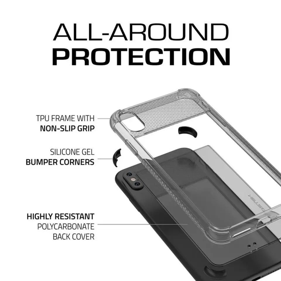 Etui Covert 2 Apple iPhone Xs Max różowy