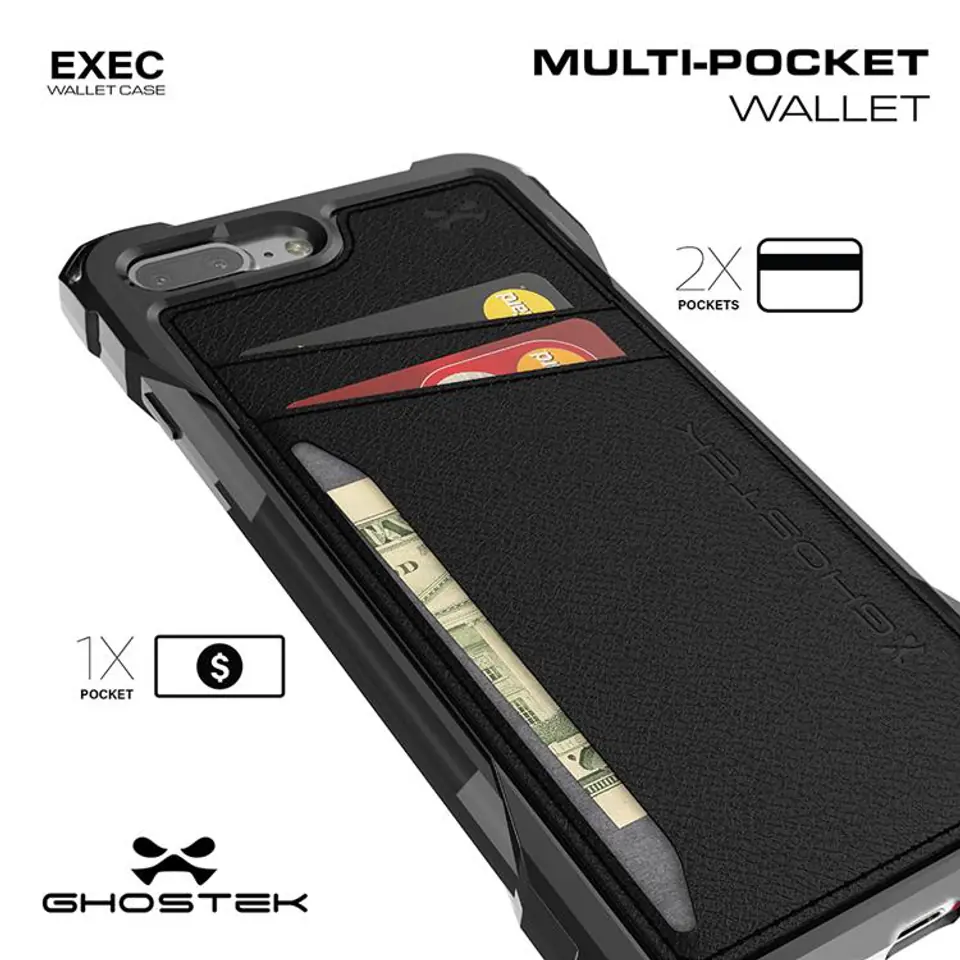 Exec Case Apple iPhone 7 Plus 8 Plus Gold