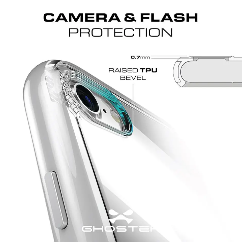 Case Cloak 3 Apple iPhone 7 8 silver