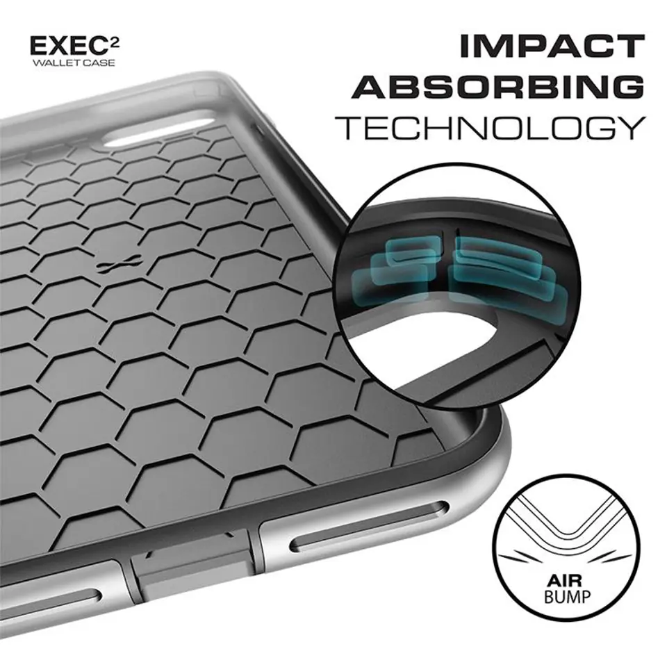 Exec Case 2 Apple iPhone 7 Plus 8 Plus silver