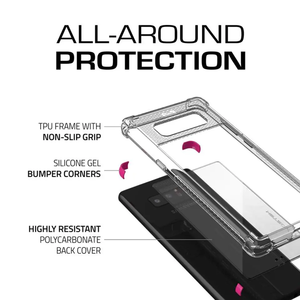 Covert 2 Case for Samsung Galaxy Note8 white