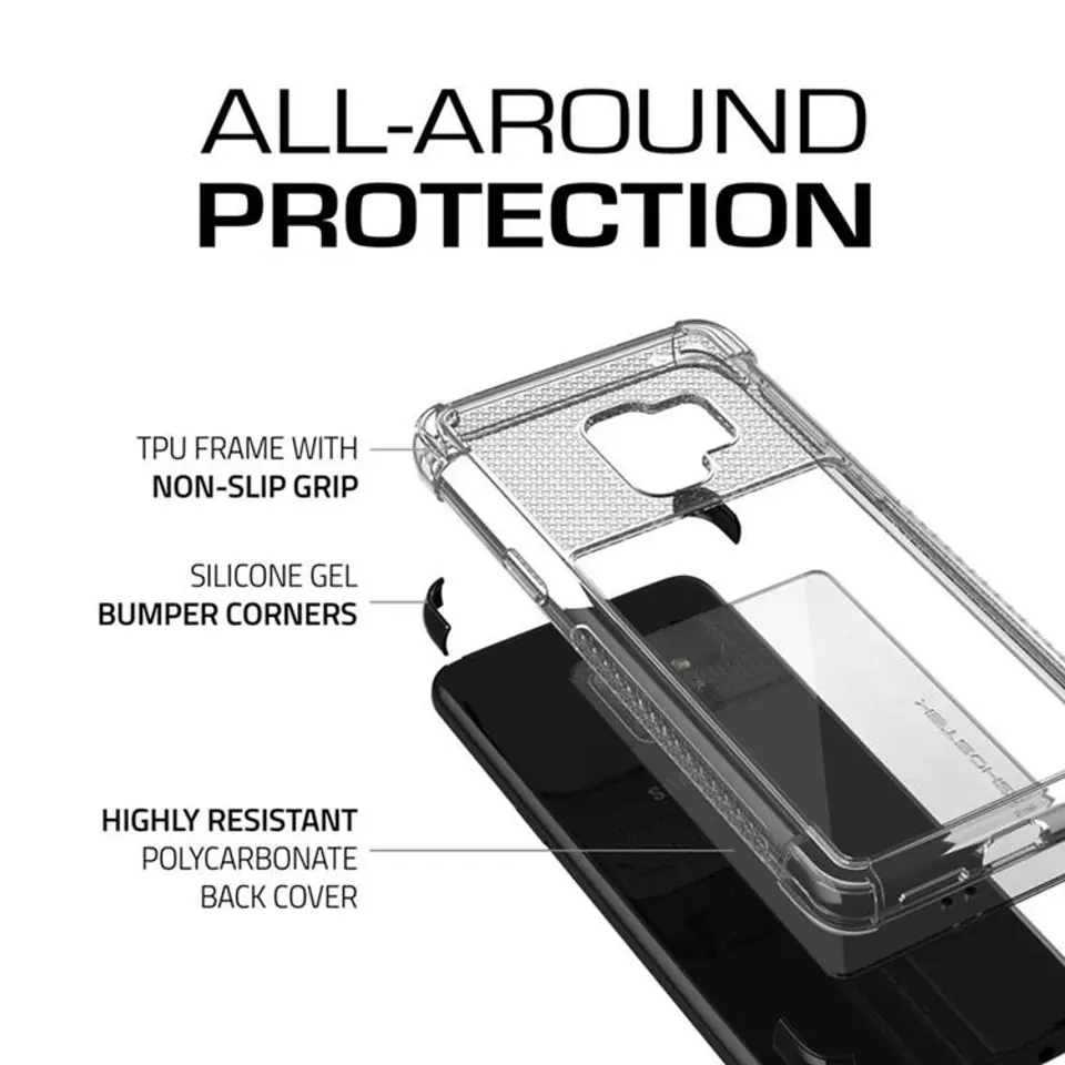 Covert 2 Case for Samsung Galaxy S9 white