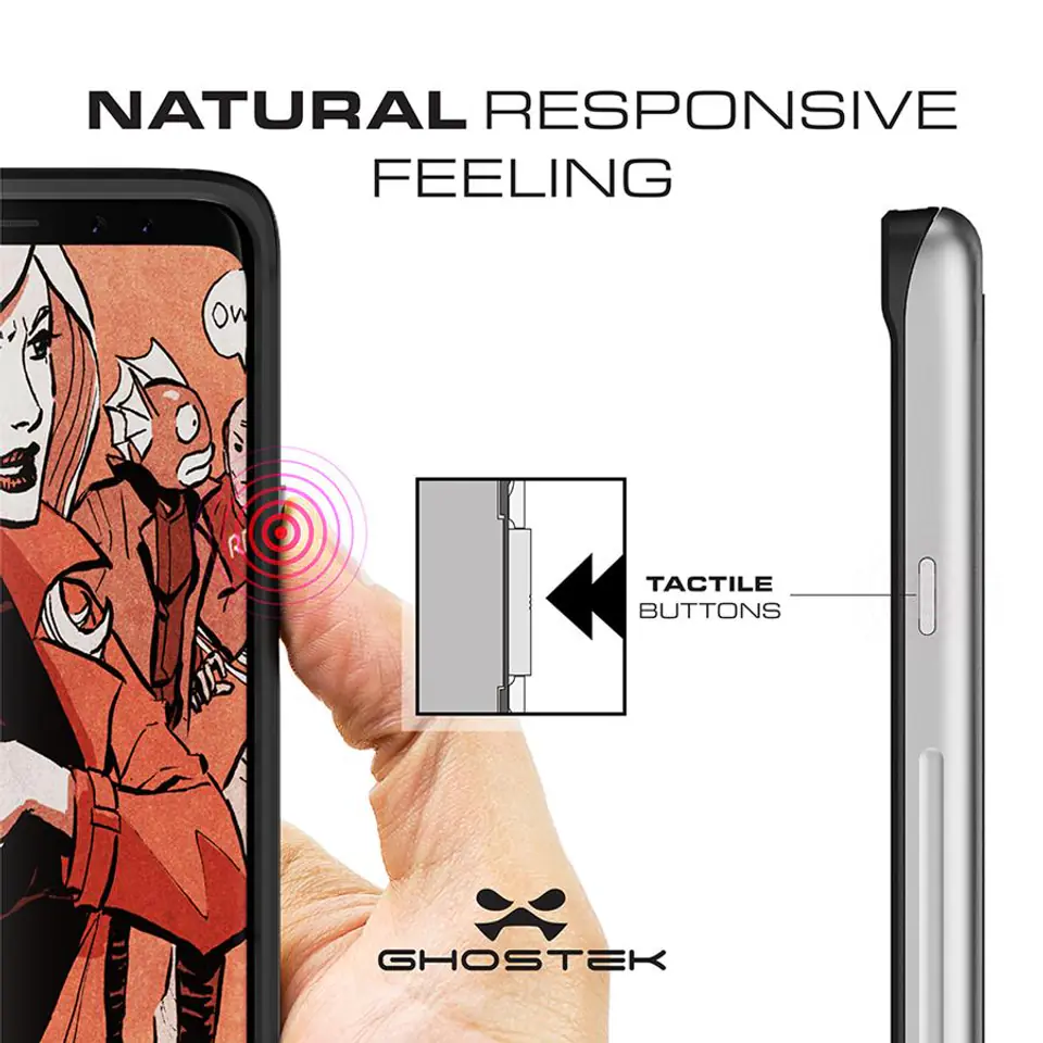 Atomic Slim Case for Samsung Galaxy S9 Plus black