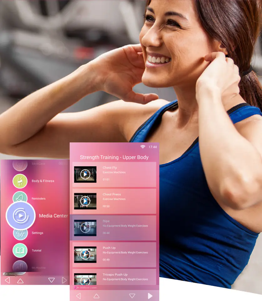 Interactive scale with HiMirror Smart Body Scale