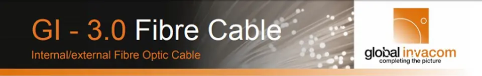 Kabel optyczny Invacom ze złączkami FC/PC 200m
