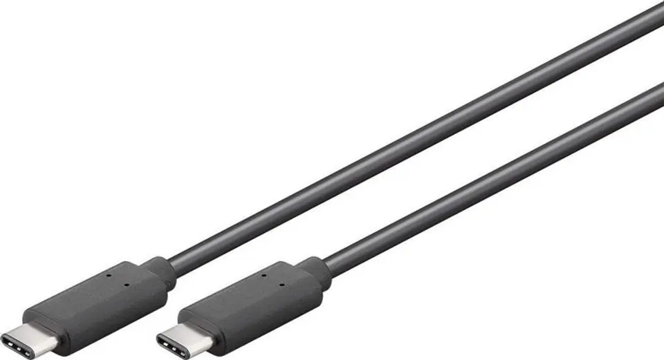 USB-C 3.2 Gen2x2 cable 20Gbit/s Black 0,5m Goobay